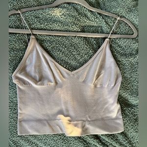 Free People Intimately Blush Pink Crop Tank Top